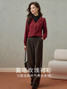 【99元福袋，不支持退换】熙世界假两件半高领拼接磨毛衬衫女秋冬衬衣套头上衣 商品缩略图2