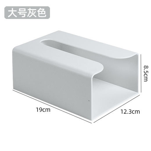 【多用途纸巾盒！浪漫又实用】加厚多功能纸巾盒，创意免打孔抽纸盒，墙上壁挂式厕所纸巾抽盒，刚柔并济 简约实用 一盒多用 点缀生活 商品图6