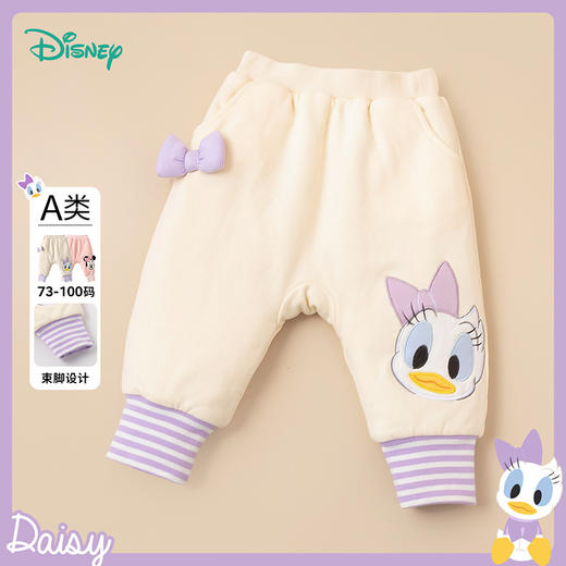 迪士尼童装儿童裤子迪士尼宝宝卡通女童夹棉长裤舒适保暖 234K1370
 商品图4