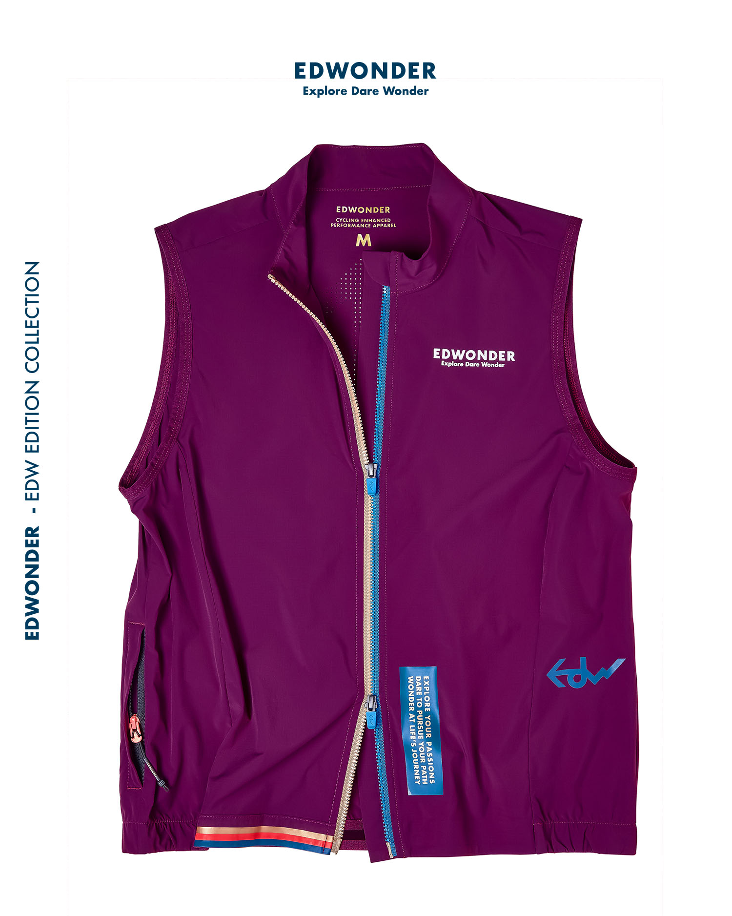 EdW超轻(男)骑行背心-浆果酒 Vest