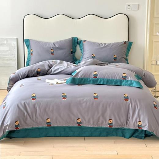 寐醒100S长绒棉印花四件套 商品图2