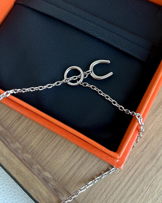 【大促，不退不换】 H家抽象马头 猪鼻子乌木材质项链 2款 CU1128 商品图5