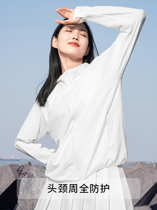 ZIGGIE则集 针织运动连帽防晒衣 商品图6