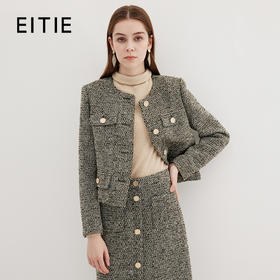 EITIE爱特爱冬季新款气质修身显瘦时尚小香风外套7203909