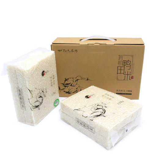 双有机鸭田米|新米现磨脱壳|精品稻花香2号|5斤物元农场大米 商品图3