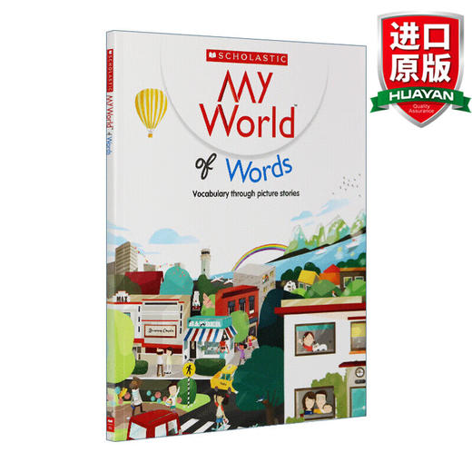My World of Words 英文原版 我的词汇世界 学乐儿童英语图解词典 英文版 进口英语原版书籍 商品图0