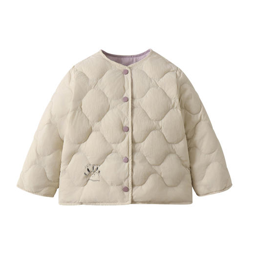 「五色可选！90白鸭绒」呦奇2023冬季新款韩版短款儿童羽绒服舒适轻柔轻薄羽绒服童装 商品图4