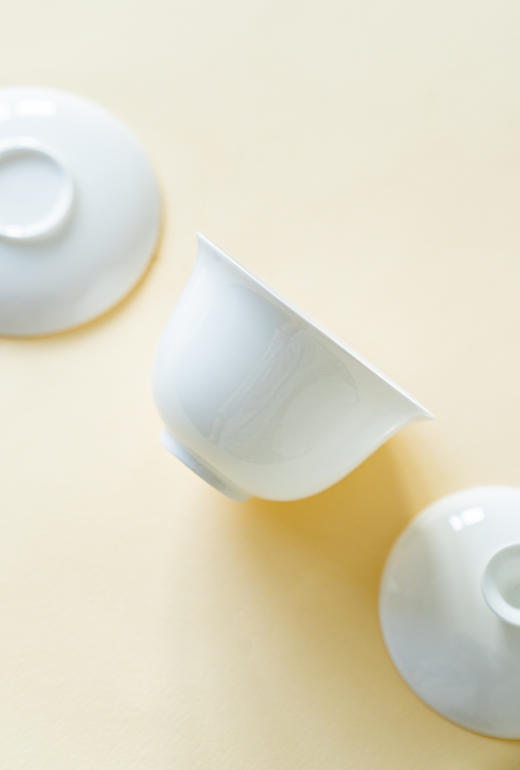 潮州骨瓷盖碗功夫茶茶具超薄透薄胎盖碗 商品图2