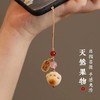 【好运连连 招财纳福】白菩提根炭烧猫爪招财猫手机链挂绳吊坠可爱女手机壳钥匙扣挂件ysgj12 商品缩略图2