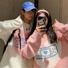 【新款奶系甜酷风，情侣同款爱心毛衣】温暖爱人的每个瞬间。柔软织物舒适贴肤，时光荏苒，爱意缠绵，轻柔如春风，悄然融化你的心！ 商品缩略图0