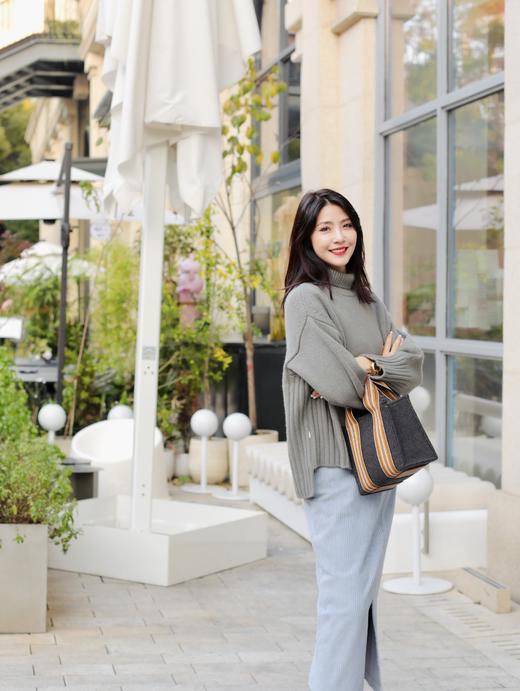 MAISON COVET 纯山羊绒翻领设计感上衣 商品图12