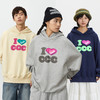 CryingCenter 爱心i love ccc 连帽套头卫衣休闲百搭情侣哭喊中心 商品缩略图0