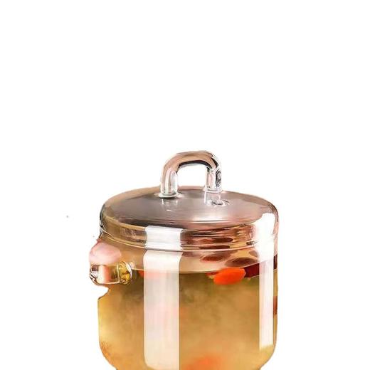 带刻度蒸蛋碗可微波宝宝玻璃碗透明带盖耐高温燕窝小炖盅隔水辅食蒸经济 商品图4