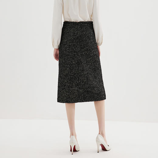 EITIE爱特爱冬季新款时尚复古包臀显瘦半身裙女6806508 商品图4