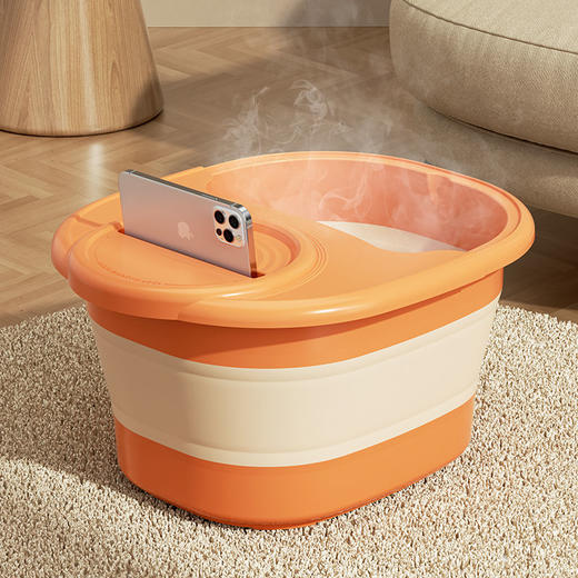 【买1送30】泡脚桶可折叠 送30包ai草包 家用洗脚盆 腿便携洗脚桶 足浴桶-pjt01 商品图3