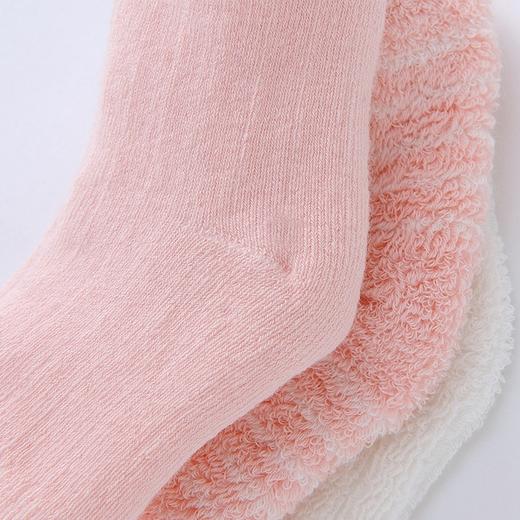 英氏婴儿袜子 袜子新生儿防脱防掉毛巾袜3双装 189A7749 189A7750 商品图1