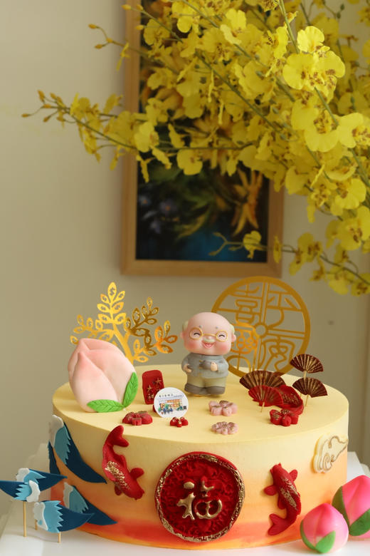 寿桃金鱼爷爷（图为12寸） 商品图1