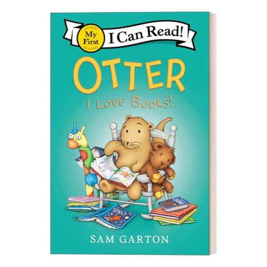 Collins柯林斯 Otter I Love Books! My First I Can Read 水獭系列 英文版 进口英语原版书籍 商品图1