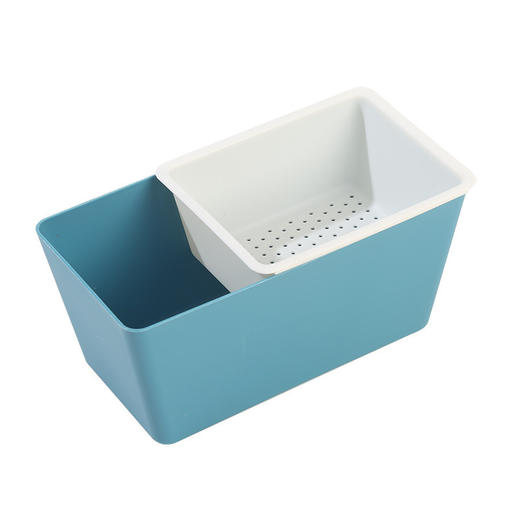 星罗懒人嗑瓜子双层盘水果盘家用果糖盒创意零食干果盘沥水果篮子 商品图8