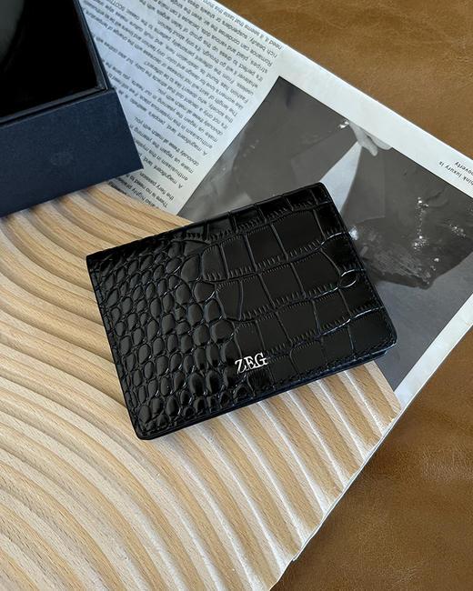 THS 11.4-无 杰尼亚家 男士礼盒装 双面可用 可剪裁 皮带腰带+卡包 CR207 商品图3