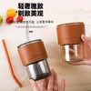 带盖竹节杯吸管杯咖啡牛奶杯加厚大容量带吸管玻璃杯 商品缩略图4