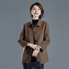 TC215117 洋气妈妈羊绒大衣女短款中年双面呢外套秋冬新款大码中老年毛呢子 商品缩略图3
