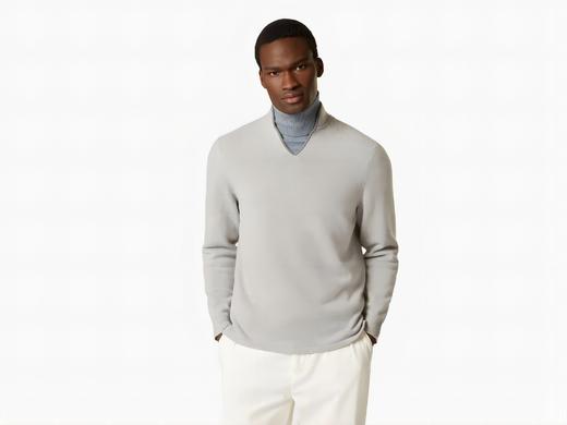Sease - Ellen Pull 2.0 - Pearl Grey - 男装 - 针织衫 - 浅灰色 商品图5
