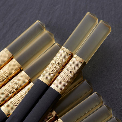 TA030103234ZZ 五福临门合金筷10双礼盒 商品图4