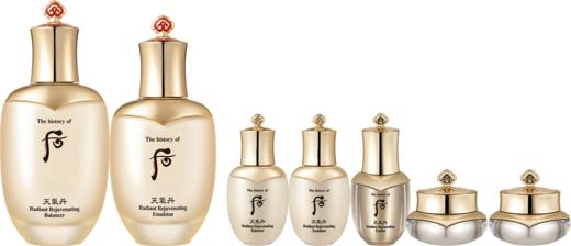 8801021080510-012 后The history of whoo 后天气丹花献光彩紧颜系列7件套333ml 商品图1