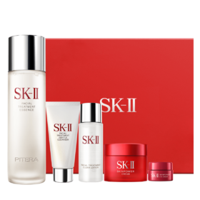 4979006108101   SK-II	神仙水75ml精华液眼霜洗面奶面霜爽肤水抗老抗皱护肤品套装【个别已开封】