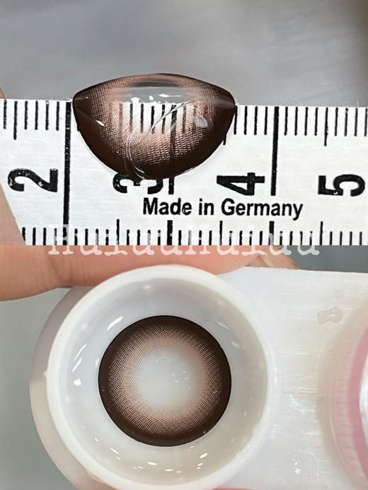 【店主实拍】大眼娃娃系列灰色蓝莓甜心/棕色焦糖芭比-14.5mm 着色14.3mm【半年抛 度数0-800度 无525/575】 商品图3