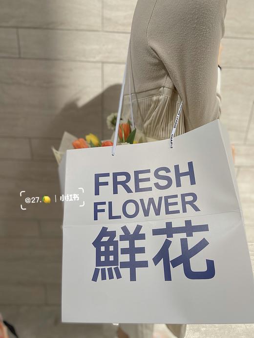 【热卖款】鲜花礼物手提袋10个/包（27*27*27CM） 商品图2