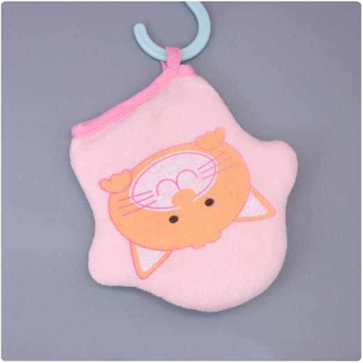 【大星星沐浴手套！可爱的不得了】婴幼儿卡通手套沐浴擦，儿童四季洗澡棉浴球柔软海绵洗护澡巾，温柔包裹 洗澡好心情，细腻而柔软 肌肤更嫩滑 商品图3