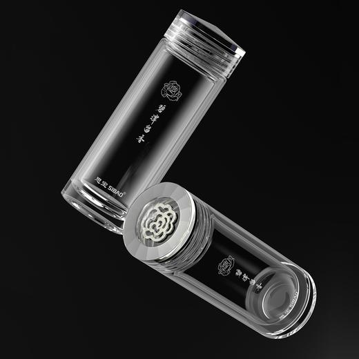 思宝旗舰店碧潭留香双层玻璃杯办公杯便携车载礼盒包装 商品图5