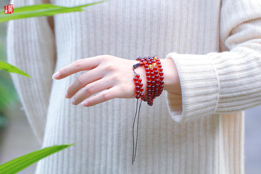 血珀手串，珠径6.5mm，108颗 商品图3