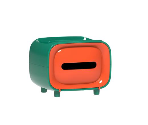 年终大促！【磁系自动开关盖！收纳之选】多功能电视机纸巾盒，茶几桌面收纳盒创意北欧 ins风塑料抽纸盒，清新简约 省心、方便、美观于一身lm 商品图4