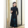 冬季新款，老上海时尚改良新中式A版七分袖旗袍GX-27504 商品缩略图0