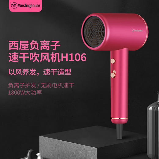 美国西屋（Westinghouse）护发吹风机 低噪电吹风H105 /H106 商品图1