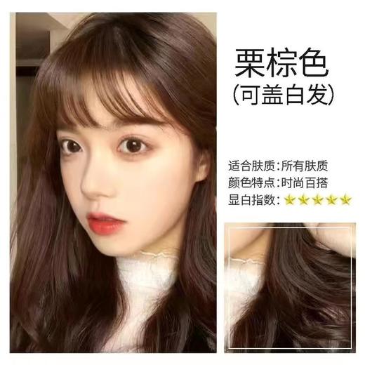 星罗北柔瞬雅泡泡染发剂膏懒人染发膏 染发剂 商品图5