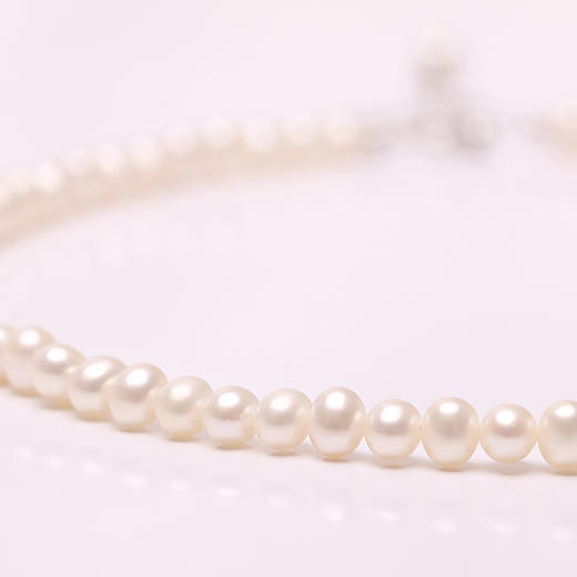 银925淡水珍珠项链4-5mm 107395 商品图5