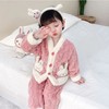【加绒加厚 】女童法兰绒睡衣套装儿童珊瑚绒睡女孩家居服衣秋冬季宝宝加绒加厚flrsy12 商品缩略图0