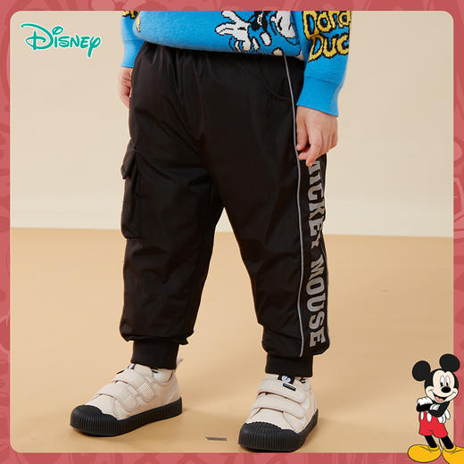 秋冬男童羽绒长裤防风保暖外出裤中大童学生运动休闲裤子234K1362
 商品图3