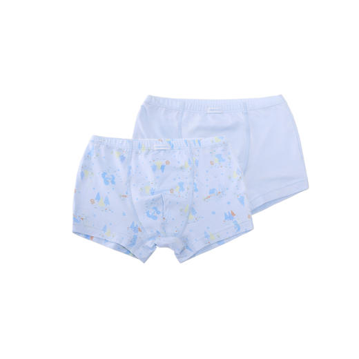 英氏儿童两件装宝宝短裤男女童莫代尔平角/三角内裤181B0366 181B0367 181B0369 商品图0