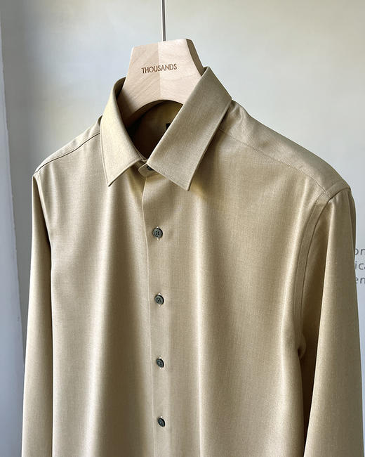 7折  Z家 男士 羊毛材质长袖礼盒装衬衫 2色 AG1265 商品图6