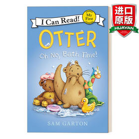 Collins柯林斯 Otter Oh No, Bath Time! 英文原版 水獭系列 My First I Can Read分级阅读 英文版 进口英语原版书籍