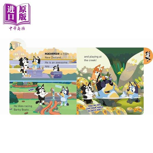 预售 【中商原版】小蓝狗布鲁伊 布鲁伊的朋友们 Bluey Meet BlueyS Friends英文原版 儿童纸板书 卡通动画故事 绘本图画书 进口 商品图4