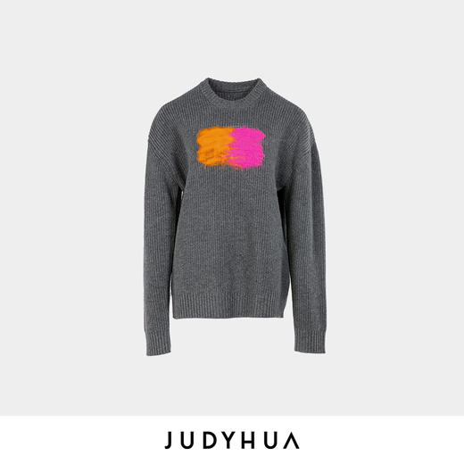 JUDYHUA 毛毡宽松针织衫 商品图3