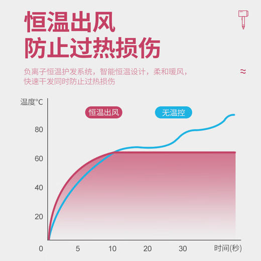 美国西屋（Westinghouse）护发吹风机 低噪电吹风H105 /H106 商品图5