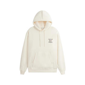 Drole de Monsieur Le Hoodie 经典标语花朵刺绣中性连帽卫衣