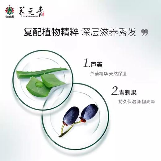 【官方正品】云南白药养元青养润柔顺护发素480g护理素植物精粹滋养修复发丝干枯毛躁护理头皮男女 商品图1